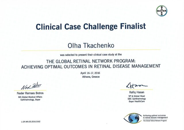 Clinical case finalist