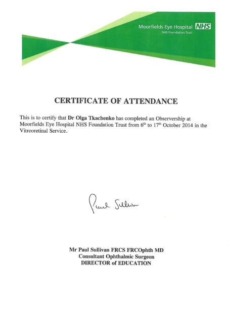 Moorfields Eye hospital